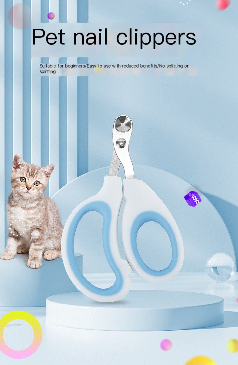 Meaoboo™ Stainless Steel Pet Nail Clipper for Cats and Dogs