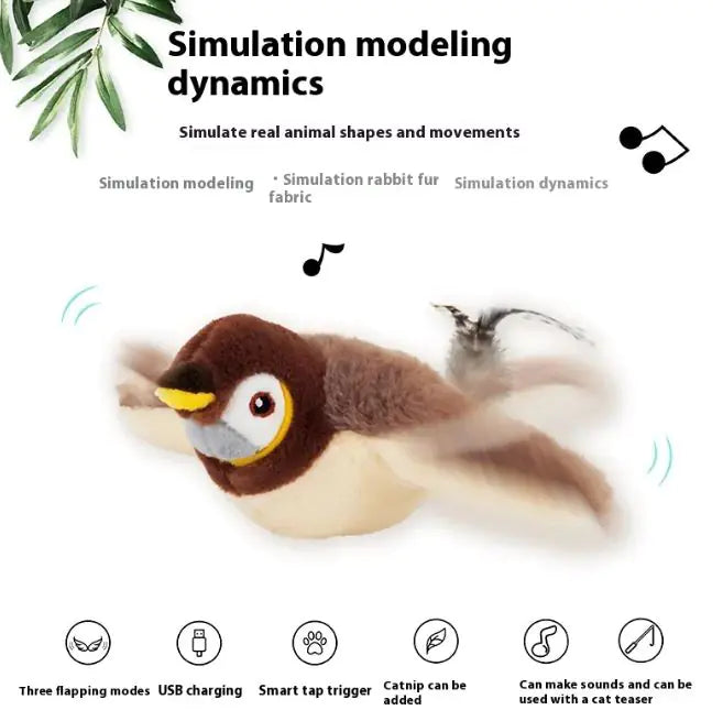 Meaoboo™  Flapping Bird Cat Toy